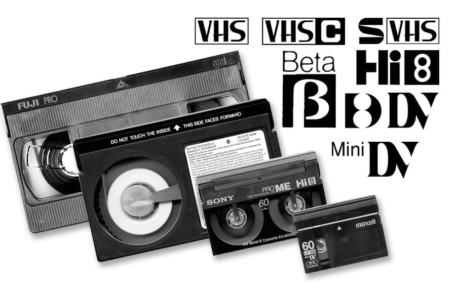 Types of Standard Definition Video Tapes Types of Standard Definition Video Tapes