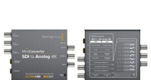 Capturing Analog Video Tapes in 2025 – Part III – Buying Guide Front and back view of Blackmagic Design SDI to Analog 4K Mini Converter