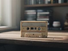 How Long Do Cassette Tapes Last? How long do cassette tapes last? A worn compact audio cassette tape resting on a wooden desk in a quiet home archive.