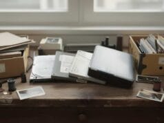 How Long Do Hard Drives and SSDs Last? How long do SSDs last? Real hard drives and solid-state drives (Seagate, Intel SSD, WD My Passport) on a desk in a home archive.