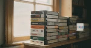 How long do VHS tapes last? How long do VHS tapes last? A collection of old VHS videocassette tapes stacked on a shelf by a window.