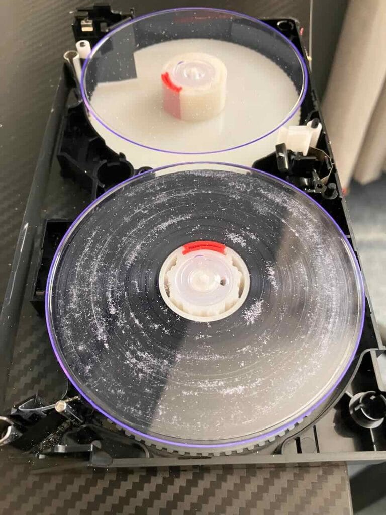How to clean VHS tapes before capture, inspecting a cassette for damage